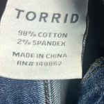 Torrid  Denim Jacket Womens 1X Dark Wash Stretch Pockets Western 90s Casual Photo 4