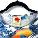 Farm Rio  x Anthropologie Aves Motif Island Inspired Cotton Graphic Tee XS Photo 7