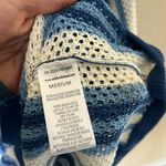 Solid & Striped  blue and white striped knit cover up polo Photo 8