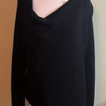 Vineyard Vines black Wool Cashmere blend Knit Wrap Cardigan Sweater, size medium Photo 0