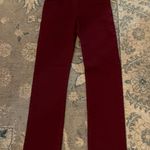 Betabrand Women's Straight Leg Jeans - Burgundy Photo 0