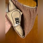 Beach Riot New  Shimmer Bronze Brown Side Tie String Bikini Cheeky Bottom Photo 2