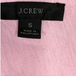 J.Crew Long Sleeve V-Neck Slub Oversized Popover Hi Low Tunic Dress S Pink #3710 Photo 6