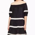 Kate Spade NWT Broom Street X  Poplin Off Shoulder Dress Black & White Size XXL Photo 0