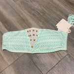 OnDadeMar bandeau bikini top. New Blue Photo 4