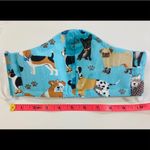 Handmade 😷 Dog Print Face Mask Photo 2