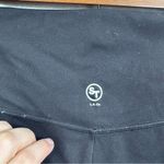 Social Tourist LA Black Low Rise Crossover Waist Flare Leggings Size Large Photo 7