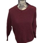 Hollister  Burgundy Knit Crewneck Sweater size XS Photo 1