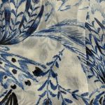 MISA Los Angeles  Frances Long Sleeve Tie Neck Blouse *flaw | Blue Peacock | M Photo 9