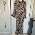Free People floral boho lisa crepe jumpsuit size 6 some like it hot Photo 2