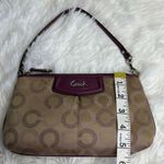 Coach y2k Purple Signature Canvas Wristlet Mini Purse Photo 11