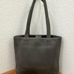 Coach Vintage  9305 Gray Glove-Tanned Leather Bleecker Bucket Shoulder Tote Bag Photo 2