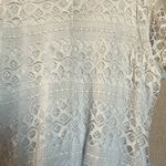 Shannon Ford White Flutter Sleeve Lace Blouse 2x Photo 8