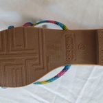 Cape Robbin New  Rhinestone Rope Square Toe Sandals Size 8.5 multicolor Photo 2