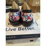 Woman's Clogs Klogs Footwear Ascent Happy Flowers Patent Size 7 Photo 4