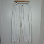 VICI  White Drawstring Wide Leg Pants Photo 1