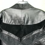 Vintage Suede Black Leather Western Mid Photo 6