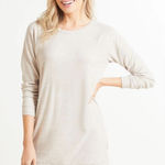 Bobi Evereve  Soft Ribbed Tunic Top Sz L Photo 0