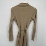 A New Day Tan Long Sleeve Mock Neck Sweater Dress Size XS Cotton Blend Photo 8