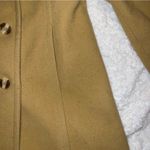 Fleet Street  Wool Tan Button Up Jacket Size 12 Petite with Button detailing Photo 2