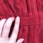 EVER • Whitmore Dress silk charmeuse wrap pleated Rubia red mini cocktail draped Size M Photo 12