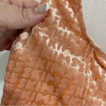 SKIMS NWT  Velvet Corset Bustier Top Sienna in Peach Sz L Photo 7
