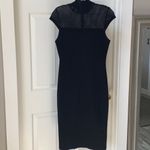 Lulus Detail Therapy Black Bodycon Midi Dress size small Photo 5