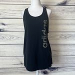 Adidas Black & Camo Logo Boxy Fit Racerback Tank Top Photo 4