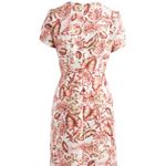 Shelby & Palmer NWT Shelby Palmer Ivory & Red Floral A-Line Dress Photo 2