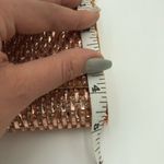ALDO  Rose Gold Rhinestone Evening Crossbody Clutch Purse OS Photo 9