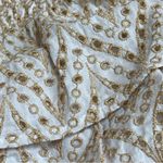 Lilly Pulitzer YARA SKIRT SET MERMAID TAIL METALLIC EYELET Sand Bar Cotton Sz 14 Photo 7