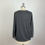 Eberjay Eberjey Grey Stripe Long Sleeve Sleep Shirt Photo 4
