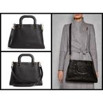 Ted Baker 💕💕 Padded Handle Leather Tote Bag Black NWT Photo 2