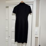 Maggy London NEW!  Tie Neck Puff Sleeve Scuba Crepe Dress Photo 5