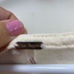 Free People 6p cream top w 3/4 sleeves w raised floral pattern jacquard $60 Photo 2