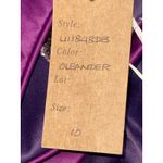 NWT Mandalay Oleander Purple Satin Beaded Short Cocktail Dress Womens Size 10 Photo 9