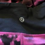 Lululemon  Wunder Under Pink And Black Tie Dye Leggings Size 8 Photo 2