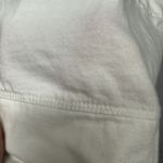 L.L.Bean  womens White hooded long tunic beach cover-up pocket sz Medium Photo 2