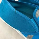 S3 Womens Slip On Sneakers Canvas Striped Blue Gray Size 9 Photo 1