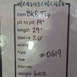 BKE Top Woman's XL Mesh Sheer Floral Long Sleeve Black White Photo 10