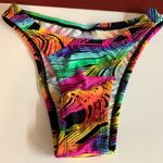Zuliana Size Small Brazilian High Cut Bikini Bottom. Made In USA. New With Tags. Orange Photo 0