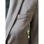 Petite Covington Essentials Blazer Jacket Women's S Gray Lined Single Breasted Photo 14