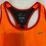 Nike Shirt Women Size Small Adult Orange Tank Top Sleeveless Dri Fit Swoosh Photo 1