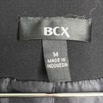 BCX Black 2 Button Blazer Suit Jacket Juniors Size Medium Fitted Casual Business Photo 4