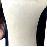 Jonathan Martin Navy Leather Buckle Strap Pumps 7.5 Classic Vintage Heel Shoes Photo 7