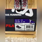 FILA  Women’s Trail Running Sneakers Shoes Lace Up Sz 7 Pink Grey New W/ Box Photo 6
