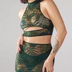 SAVAGE X FENTY By Rihanna SHADOWPLAY LACE KEYHOLE CROP TOP & SKIRT SET Photo 0