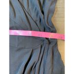 Kookai Wrap Midi Dress 1 Black Glam LBD Night Out Semi Formal Classic Witchy Photo 8