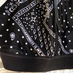 Reebok  bandana print “Happiness is my warm-up” mesh T back sports‎ bra Photo 4