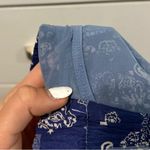 Free People Movement Blue Pattern The Way Home Shorts Photo 5